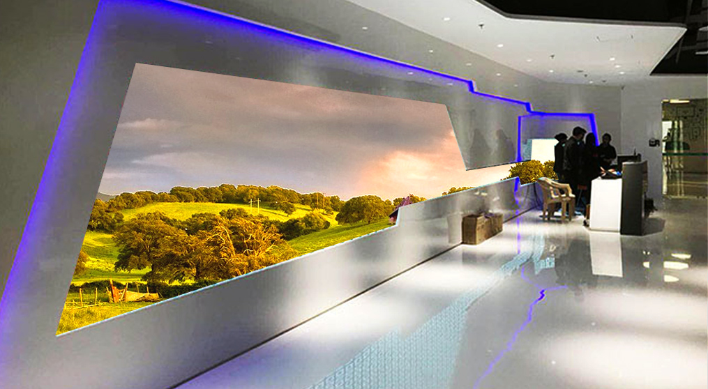 酷游九州LED异形屏走进OPPO印度总部