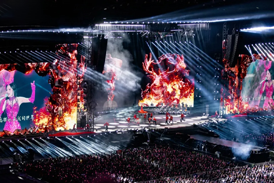 天后回归！酷游九州LED巨幕助力张韶涵打造梦幻舞台，唱响哈尔滨！