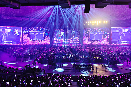 “破蛋”成功！酷游九州LED屏与荧光棒燃爆周杰伦台北演唱会！