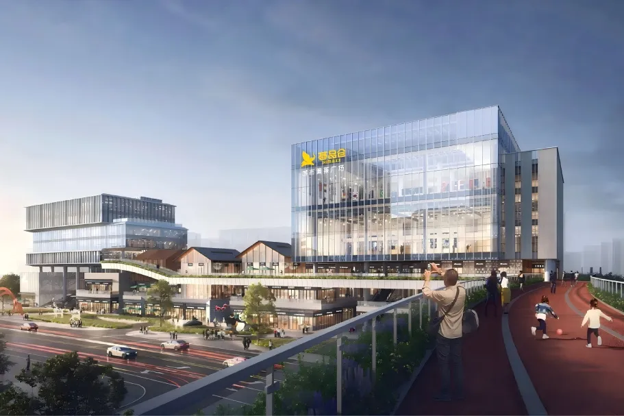 再添新地标！酷游九州LED屏点亮泰安荟品仓城市奥莱广场